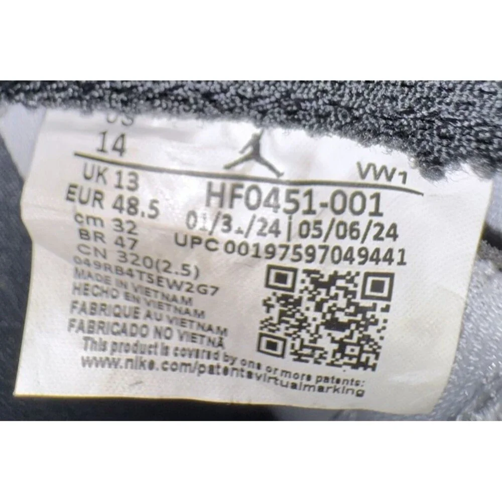 Jordan One Mens Size 14 Take 5 Sneakers Basketball Shoes Grey Fog HF0451-001 New